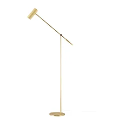 Lampe sur pied Hubble Read, Laiton brossé
