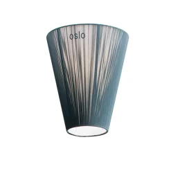 Lampe sur pied Oslo Wood abat-jour, Vert