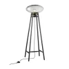 Lampe sur pied U5 Hiti, Smokey grey-oak black painted