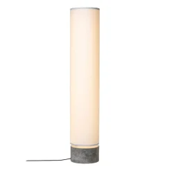 Lampe sur pied Unbound 120 cm, Blanc-marbre gris