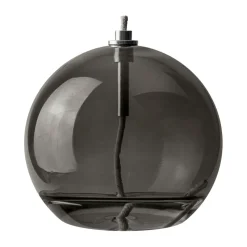 Lampe à huile Aura medium, Gris fumé