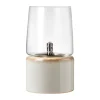 Lampe à huile Bitz Gastro Ø15x26 cm, Blanc crème