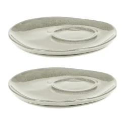 La Mère soucoupe pour tasse à café Ø14,5 cm lot de 2, Off white