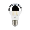 LED Top Mir source de lumière E27, transparent/argent, 2700K 680lme 7W