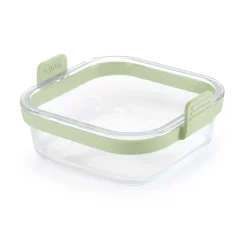 Lékué moule en verre carré pour air fryer, Transparent