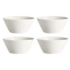 Lot de 4 bols Kalk 60cl, blanc