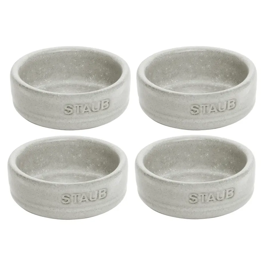 Mini bol Staub New White Truffle Lot de 4, Ø5 cm