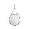 Miroir Adnet rond, brown, large