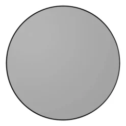 Miroir Circum Ø50 cm, Tonat glas-svart