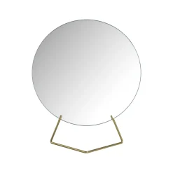Miroir de sol Ø20 cm, Laiton