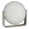 Miroir de table Ume à grossissement 5x 19x19,5 cm, Taupe