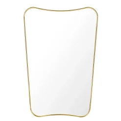 Miroir F.A.33 Rectangulaire, laiton