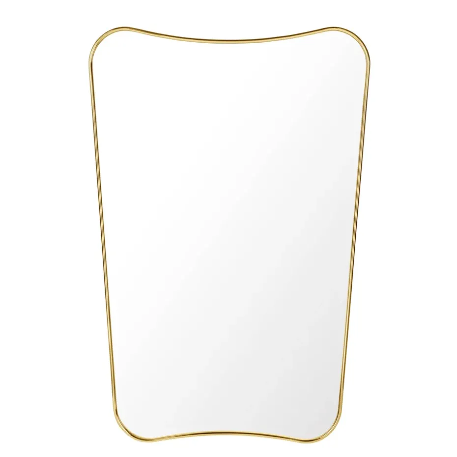 Miroir F.A.33 Rectangulaire, laiton