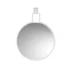 Miroir Flora, Blanc, Ø60 cm