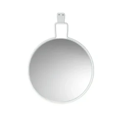 Miroir Flora, Blanc, Ø60 cm