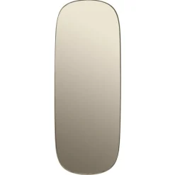 Miroir Framed grand, Taupe-taupe, 118x44,5