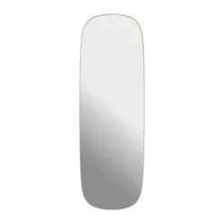Miroir Framed, Jaune clair-transparent, 150x50 cm