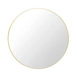 Miroir Gubi, polished brass