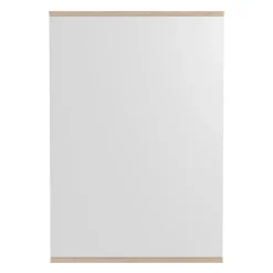 Miroir mural rectangulaire 70x100 cm, Chêne