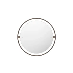 Miroir Nimbus, bronzed brass, ø 60