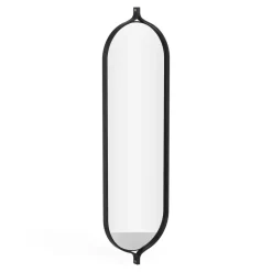 Miroir oblongu Comma 135 cm, Frêne taché de noir