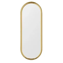 Miroir oval Angui 78 cm, Doré
