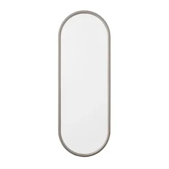 Miroir oval Angui 78 cm, Taupe