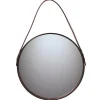 Miroir Ørskov marron, Ø 50 cm