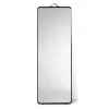 Miroir sur pied Norm, noir