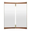 Miroir Vanity 2, Noyer-laiton