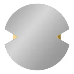 Miroir Verto Ø70 cm, Noir