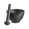 Mortier en fonte Satake Nabe, Noir