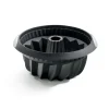 Moule à savarin profond en silicone Lékué Ø22 cm, Noir