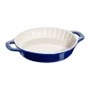 Moule à tarte en céramique Staub Ø24 cm, Bleu foncé