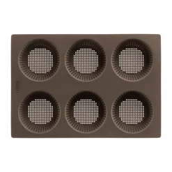 Moule en silicone pour petits pains Lékué, Marron