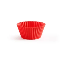 Moules à muffins en silicone Lékué lot de 12, Rouge