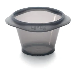 Moules pour fondant au chocolat en silicone Lékué lot de 6, Noir