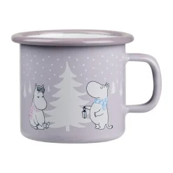 Mug en émail Moomin 25 cl, Snowfall