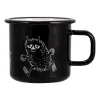 Mug en émail Stinky 37 cl, Noir