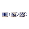 Mug Linora 45 cl, pack de 3, Bleu
