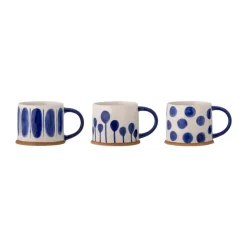 Mug Linora 45 cl, pack de 3, Bleu