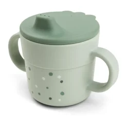 Mug à paille Happy Dots foodie 21,5 cl, Vert