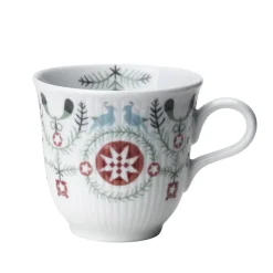 Mug à vin chaud Swedish Grace Winter 10 cl, blanc