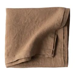 Nappe en lin 175x175 cm, Hazelnut