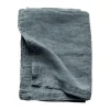 Nappe Marion en lin 145x145 cm, Ocean