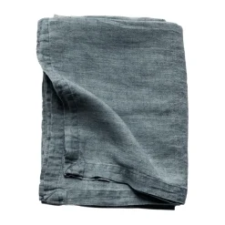 Nappe Marion en lin 145x145 cm, Ocean