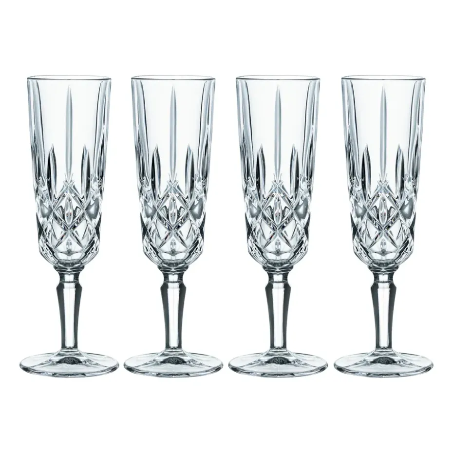Noblesse Verre à champagne 15,5 cl Lot de 4, Transparent