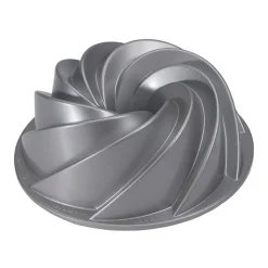 Nordic Ware Heritage moule à gâteau bundt argent, 2,4 L