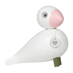 Oiseau chanteur Love Kay Bojesen, Blanc-rose