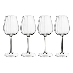 Pack de 4 verres à vin Rose Garden 43 cl, Transparent